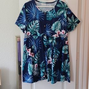 Very Pretty Short Sleeve Mini Dress